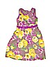 Mini Boden 100% Cotton Floral Purple Dress Size 5 - 6 - photo 1