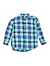 Old Navy 100% Cotton Teal Long Sleeve Button-Down Shirt Size M (kids) - photo 1