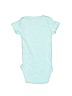 Carter's 100% Cotton Blue Short Sleeve Onesie Size Newborn - photo 2
