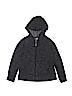 Old Navy 100% Cotton Gray Zip Up Hoodie Size 8 - photo 1