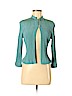 Citron 100% Rayon Teal Cardigan Size M (petite) - photo 1