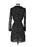 Ann Taylor LOFT 100% Polyester Black Casual Dress Size 0 (petite) - photo 2
