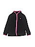 OshKosh B'gosh 100% Polyester Solid Black Fleece Jacket Size 4 - photo 1