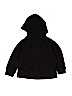 Old Navy 100% Polyester Black Zip Up Hoodie Size S (kids) - photo 2
