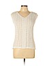 Ann Taylor LOFT Outlet White Sleeveless Top Size M (petite) - photo 1