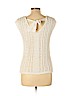 Ann Taylor LOFT Outlet White Sleeveless Top Size M (petite) - photo 2