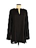 CALVIN KLEIN JEANS 100% Polyester Black Long Sleeve Blouse Size M - photo 1