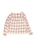 Gap Kids Checkered-gingham Ivory 3/4 Sleeve Top Size 8 - photo 1
