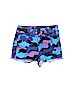 Justice Camo Blue Denim Shorts Size 8 - photo 1