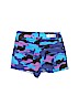 Justice Camo Blue Denim Shorts Size 8 - photo 2