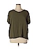 Alexander Jordan 100% Rayon Green Short Sleeve Blouse Size 1X - photo 1