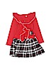Youngland Floral Plaid Red Dress Size 4T - photo 1