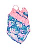 Assorted Brands Tropical Pink One Piece Swimsuit Size 7 - 8 - photo 1