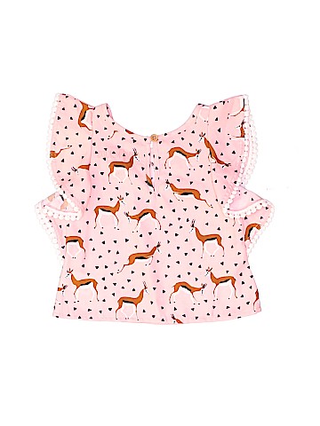 OshKosh B'gosh Short Sleeve Blouse (view 2)