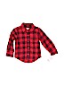 Carter's 100% Cotton Red Long Sleeve Button-Down Shirt Size 2T - photo 1
