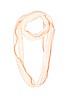 Unbranded 100% Polyester Solid Ivory Scarf One size - photo 1