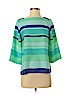 Ann Taylor LOFT 100% Polyester Green 3/4 Sleeve Blouse Size XS (petite) - photo 1