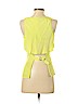 Tibi 100% Polyester Green Sleeveless Blouse Size 2 - photo 2