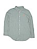 Ralph Lauren 100% Cotton Checkered-gingham Green Long Sleeve Button-Down Shirt Size 14 - 16 - photo 1