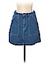 H&M 100% Cotton Blue Denim Skirt Size 10 - photo 1