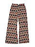 Truluv Print Orange Casual Pants Size 10 - photo 1