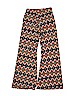 Truluv Print Orange Casual Pants Size 10 - photo 2