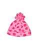 Unbranded 100% Polyester Polka Dots Pink Beanie Size 4 - 7 - photo 1
