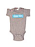 Rabbit Skins Gray Short Sleeve Onesie Size Newborn - photo 1