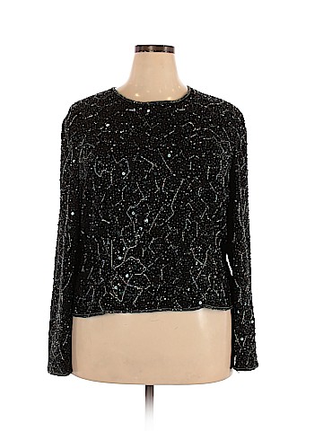 view by Walter Baker Long Sleeve Silk Top (view 1)