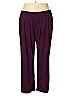 Slinky Brand Purple Casual Pants Size 3X - photo 1
