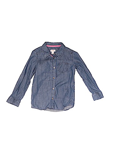 Cat & Jack Long Sleeve Button-Down Shirt (view 1)