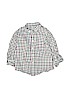 Crewcuts 100% Cotton Checkered-gingham Green Long Sleeve Button-Down Shirt Size 2 - photo 1