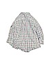 Crewcuts 100% Cotton Checkered-gingham Green Long Sleeve Button-Down Shirt Size 2 - photo 2