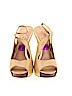 Jessica Simpson Gold Heels Size 8 1/2 - photo 2