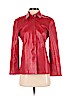 Real Clothes 100% Leather Red Leather Jacket Size 4 (petite) - photo 1