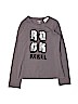 Kidpik Gray Long Sleeve T-Shirt Size 14 - photo 1