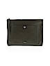 Theory 100% Leather Green Leather Clutch One size - photo 1