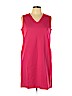 Lands' End Pink Casual Dress Size 12 (petite) - photo 1