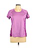 Nike 100% Polyester Purple Active T-Shirt Size L - photo 1
