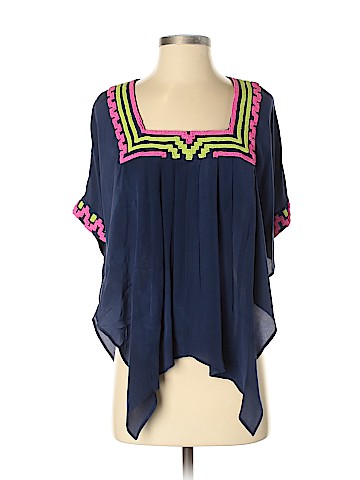 Mara Hoffman 3/4 Sleeve Silk Top (view 1)