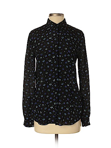 & Other Stories Long Sleeve Silk Top (view 1)