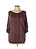 Gloria Vanderbilt Burgundy Pullover Sweater Size L - photo 1