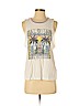Spiritual Gangster 100% Cotton White Sleeveless T-Shirt Size S - photo 1