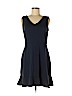 Ann Taylor LOFT Outlet Blue Casual Dress Size 8 (petite) - photo 1