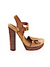 Tory Burch 100% Leather Tan Heels Size 8 - photo 1
