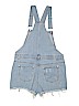 Hot Kiss 100% Cotton Blue Overall Shorts Size 10 - photo 2