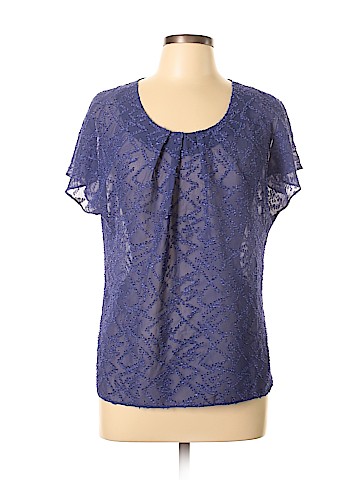 Ann Taylor LOFT Outlet Short Sleeve Blouse (view 1)
