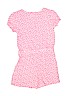 Just One You 100% Rayon Print Pink Romper Size 4T - photo 2