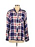 Rails 100% Rayon Blue Long Sleeve Button-Down Shirt Size M - photo 1