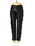 Banana Republic 100% Polyester Black Faux Leather Pants Size 4 (petite) - photo 1